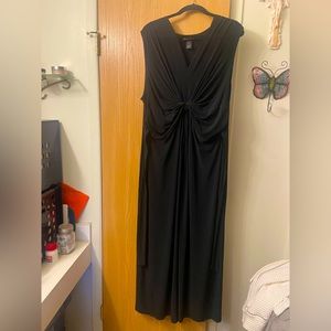Lane Bryant Black Sleeveless Maxi Dress
